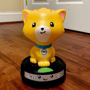 Fisher-Price laugh & learn crawl-after cat on a vac toy